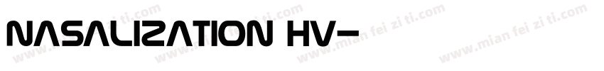 Nasalization Hv字体转换